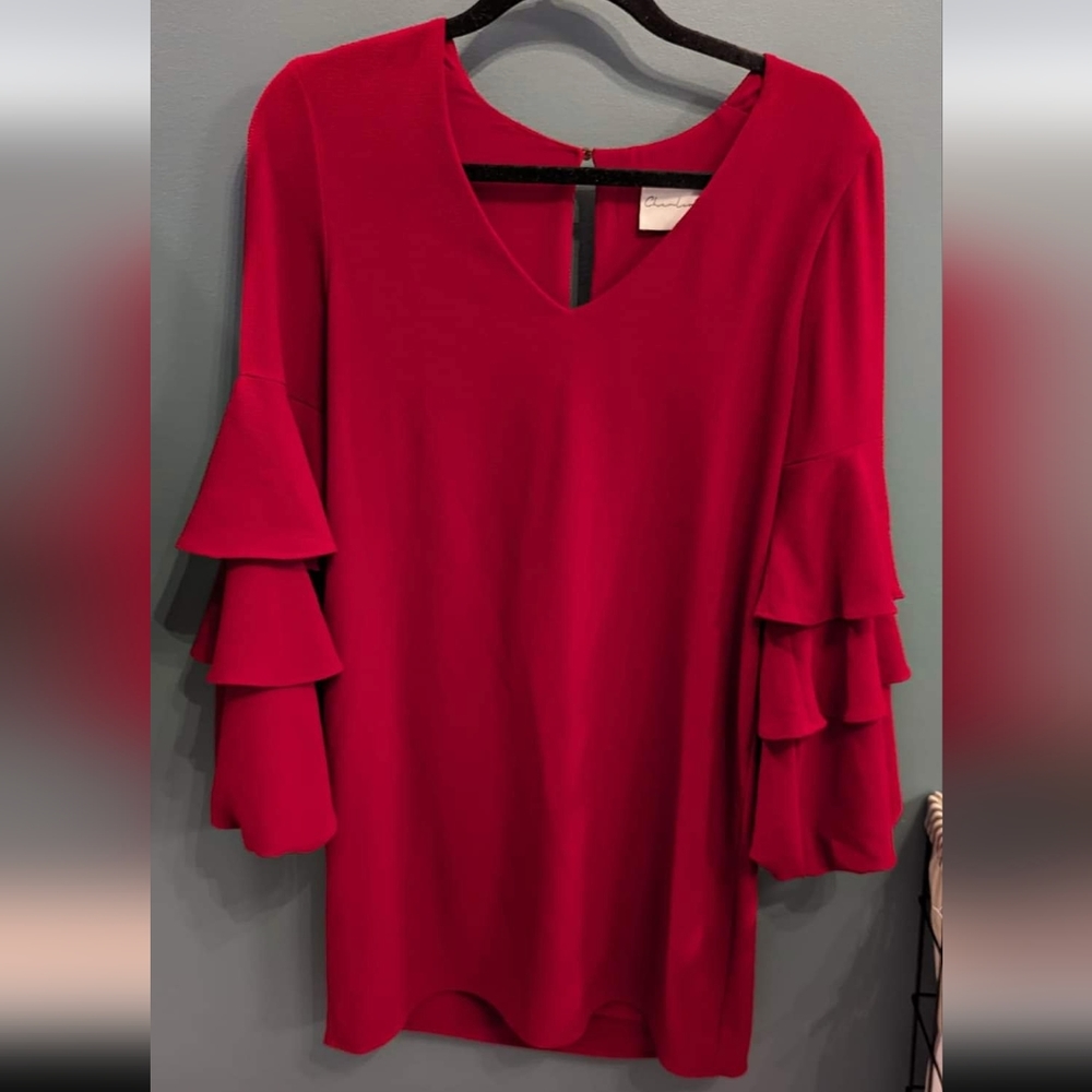 Charles Henry red dress